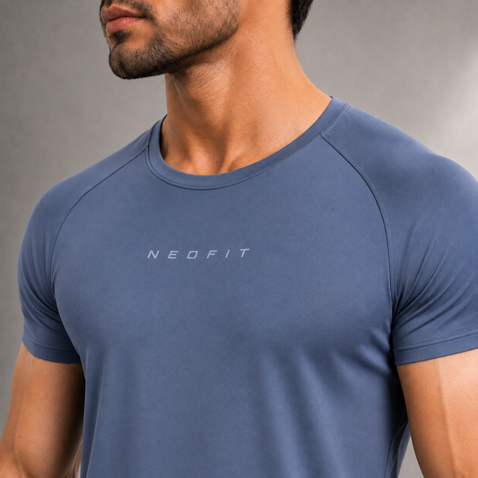 ACTIVE COMPRESSION TEES - CHARCOAL