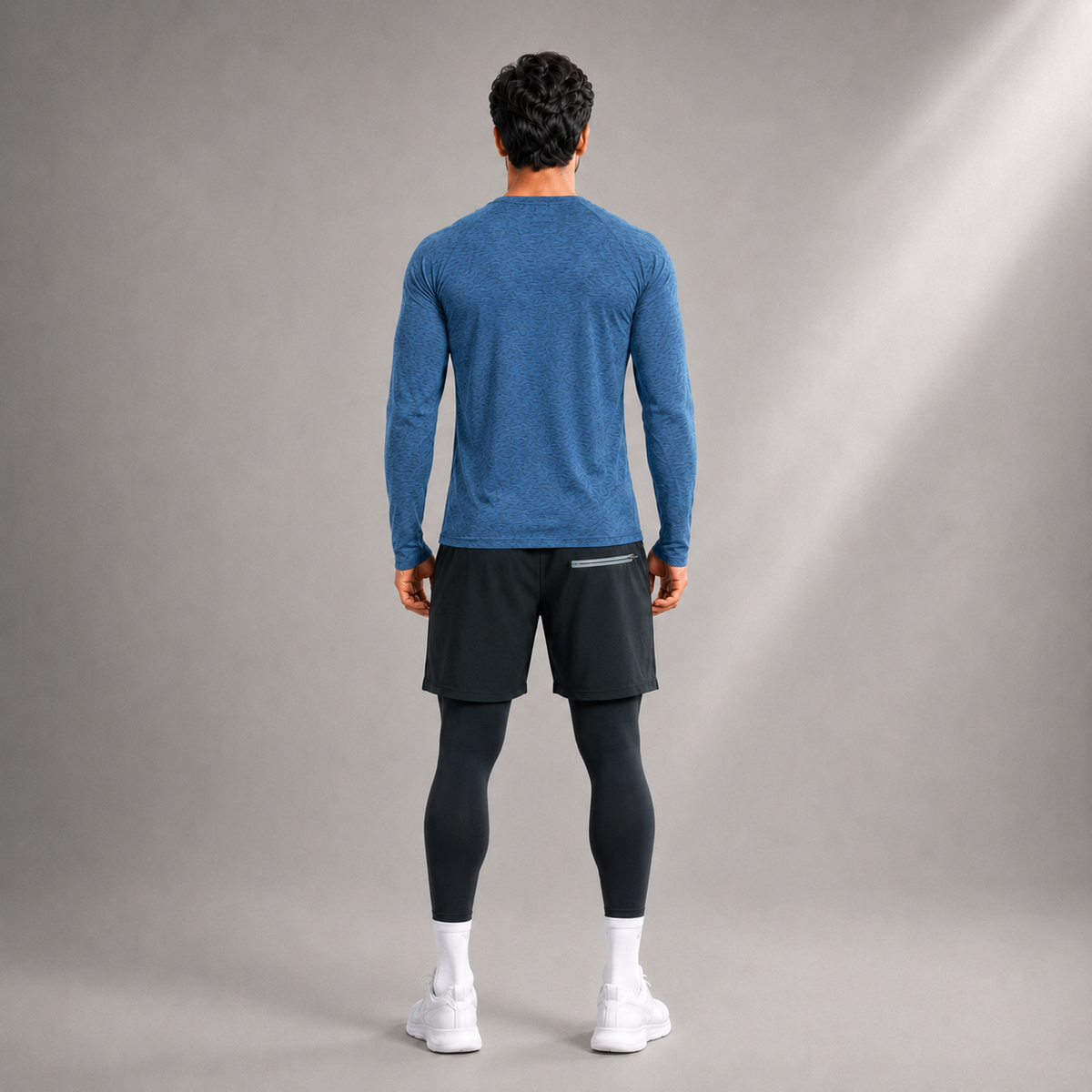 FULL SELEEVE TEE - BLUE