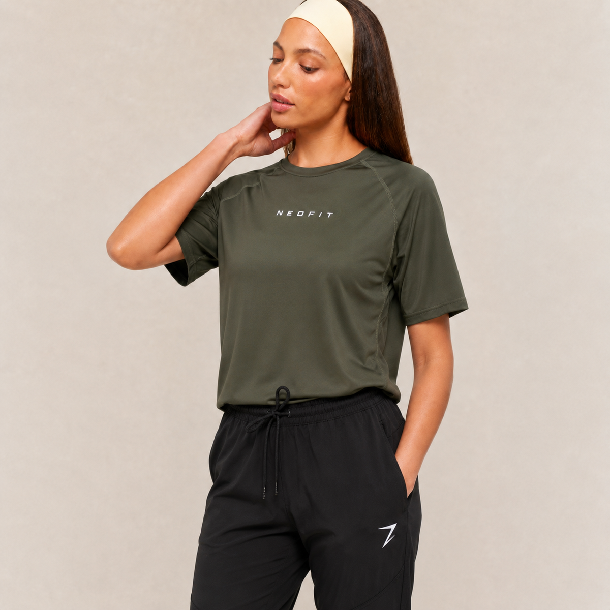 ACTIVE TEE - OLIVE