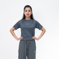 ACTIVE TEE - CHARCOAL