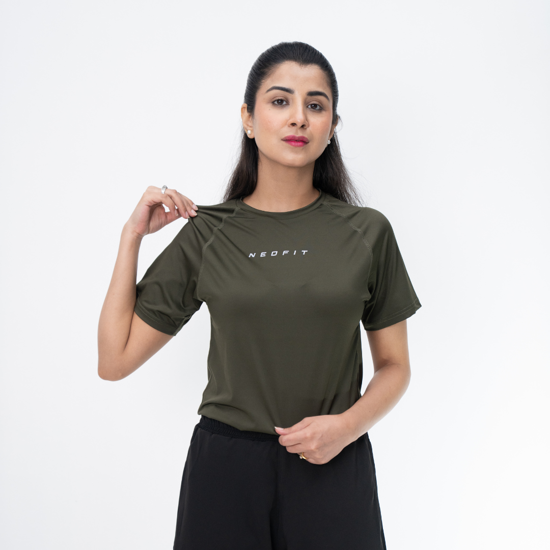 ACTIVE TEE - OLIVE