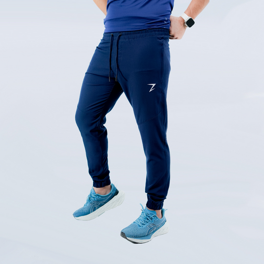 MICRO STRETCH TROUSER BLUE