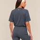 ACTIVE TEE - CHARCOAL