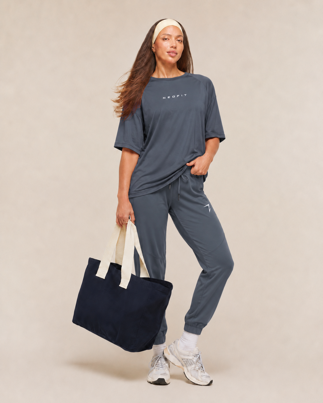 ACTIVE TEE - CHARCOAL