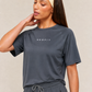 ACTIVE TEE - CHARCOAL