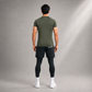 ACTIVE COMPRESSION TEES - OLIVE