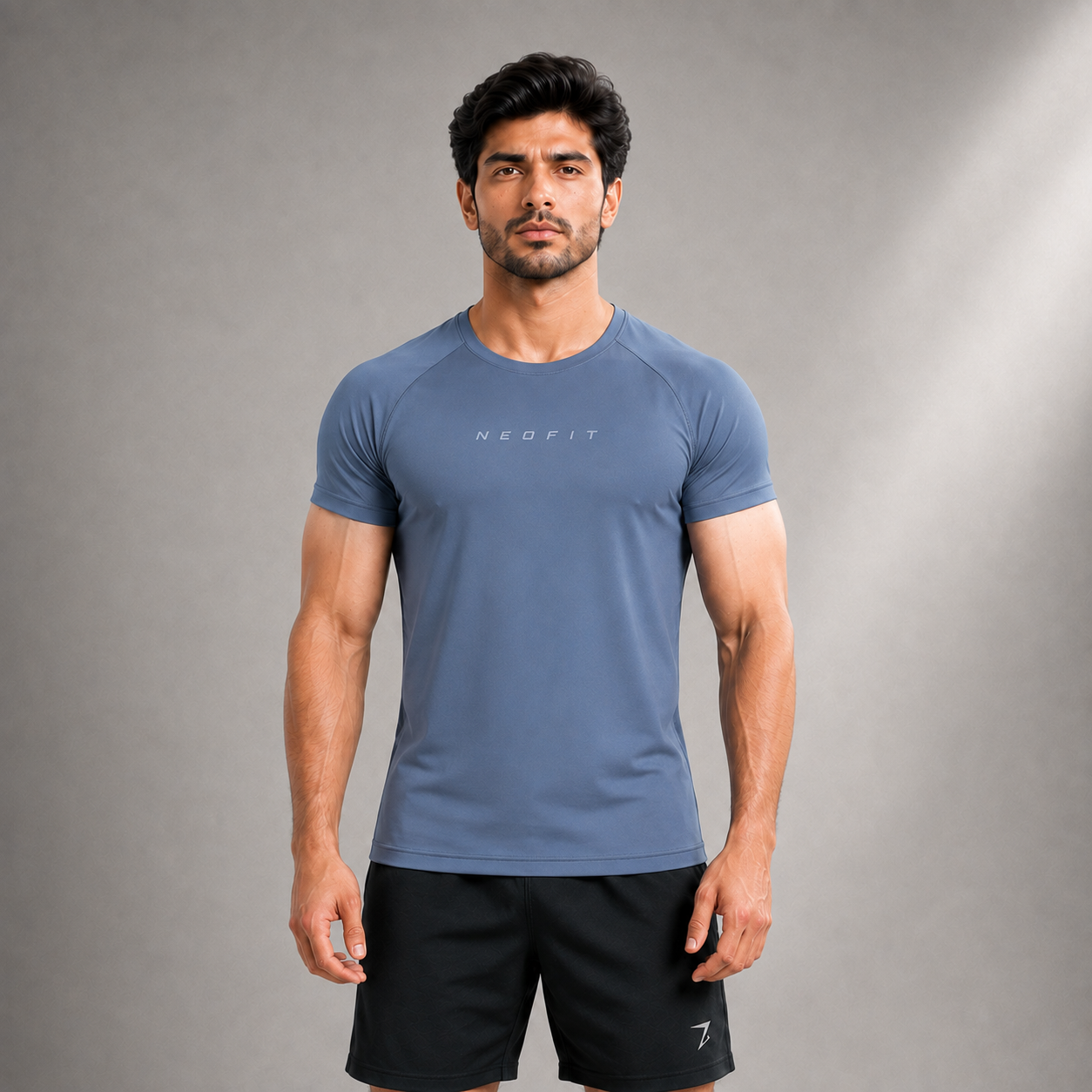 ACTIVE COMPRESSION TEES - CHARCOAL