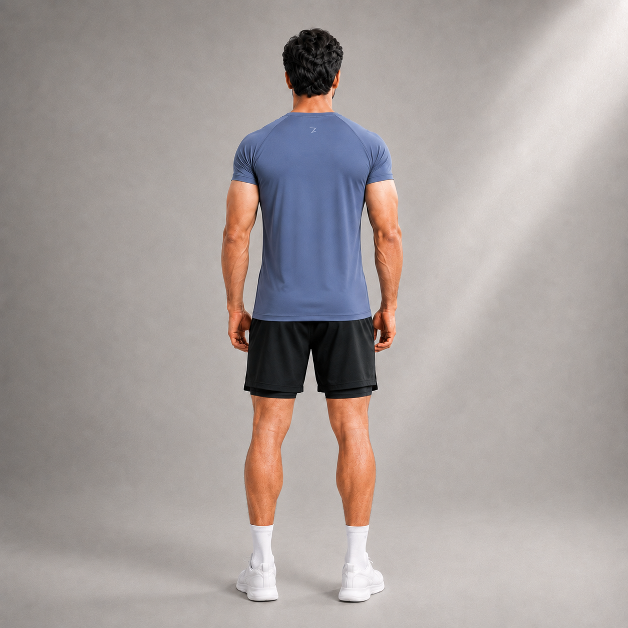 ACTIVE COMPRESSION TEES - CHARCOAL