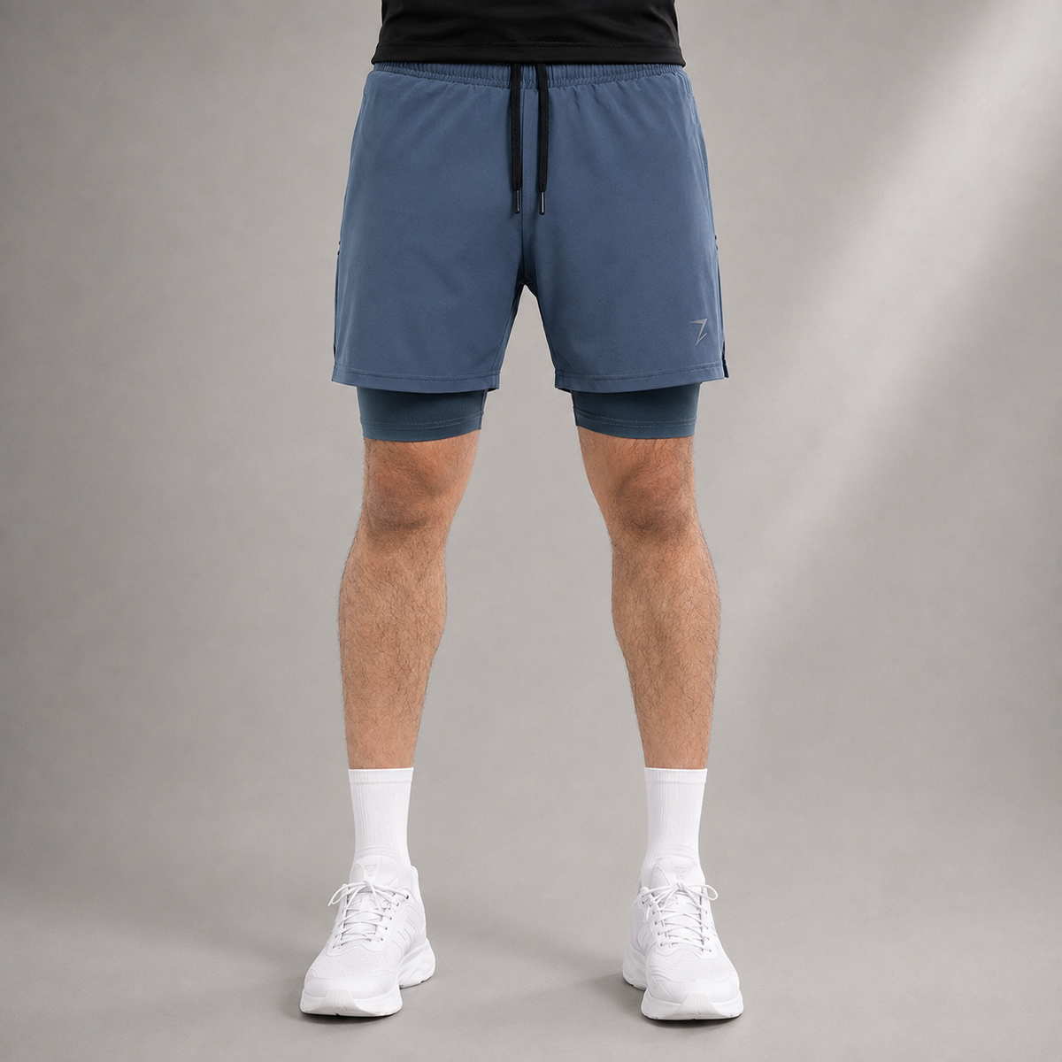 INNER LINED SHORTS - CHARCOAL