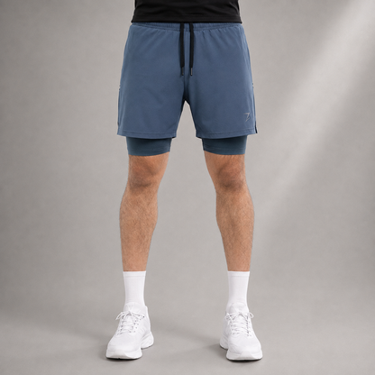INNER LINED SHORTS - CHARCOAL