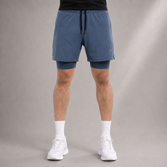 INNER LINED SHORTS - CHARCOAL
