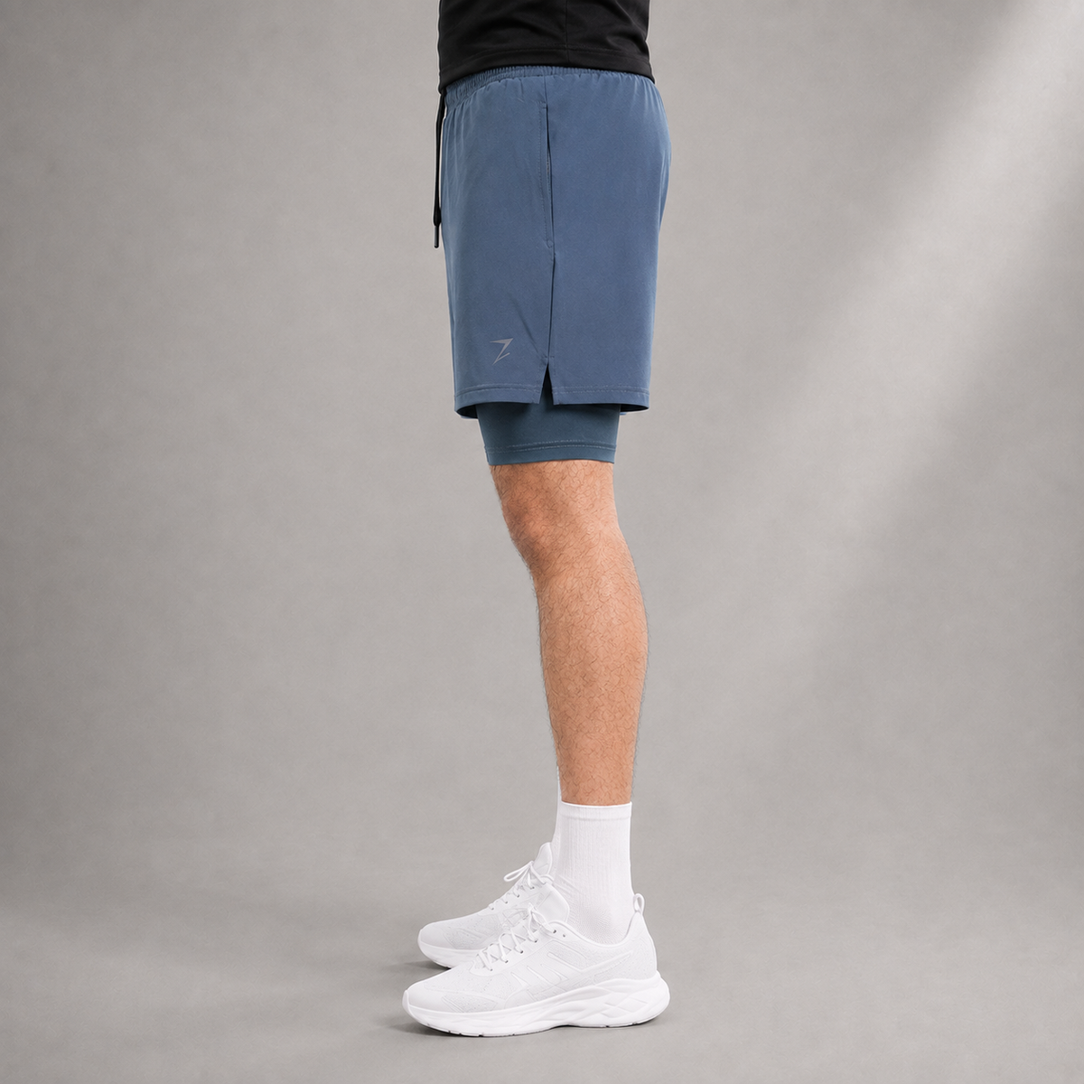 INNER LINED SHORTS - CHARCOAL
