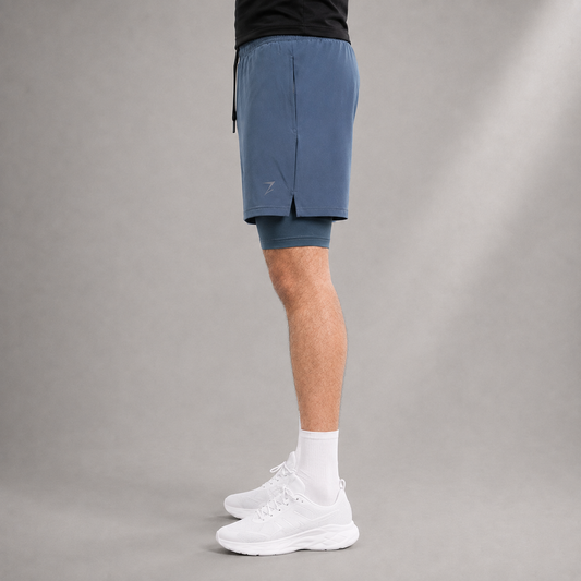 INNER LINED SHORTS - CHARCOAL