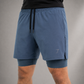 INNER LINED SHORTS - CHARCOAL