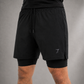 INNER LINED SHORTS - BLACK