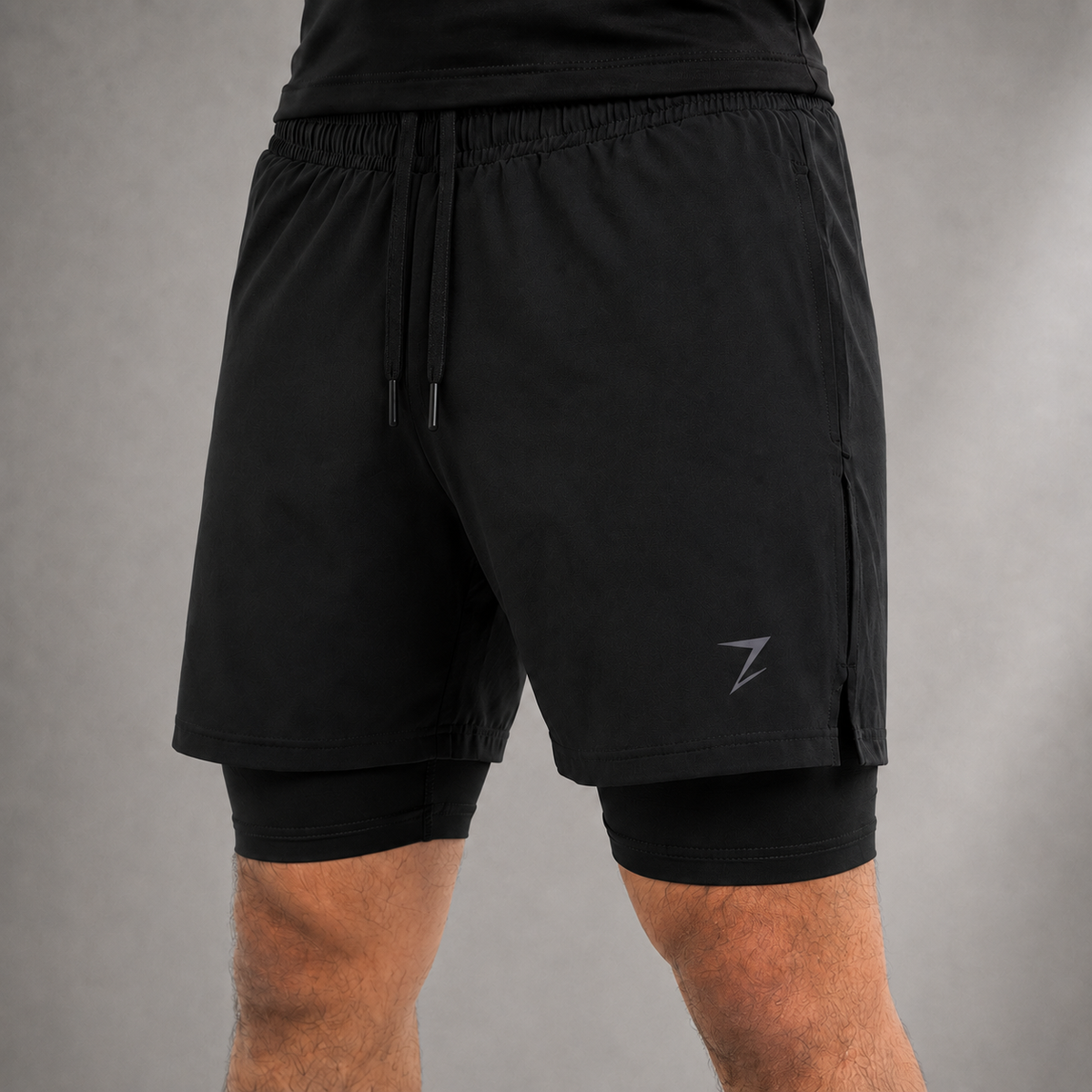 INNER LINED SHORTS - BLACK