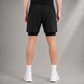 INNER LINED SHORTS - BLACK
