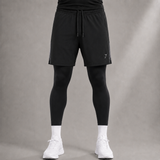 HYBRID TRAINING SHORTS - BLACK