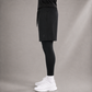 HYBRID TRAINING SHORTS - BLACK