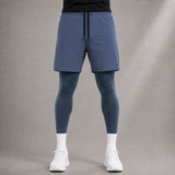 HYBRID TRAINING SHORTS - CHARCOAL
