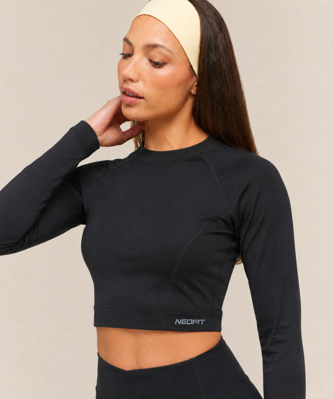 DRICORE CROP SET - BLACK