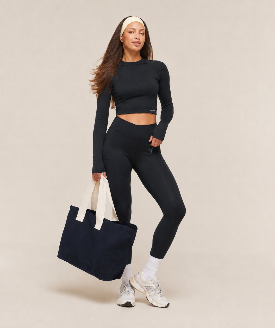 DRICORE CROP SET - BLACK