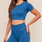 DRICORE CROP SET - BLUE