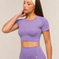 DRICORE CROP SET - PLUM