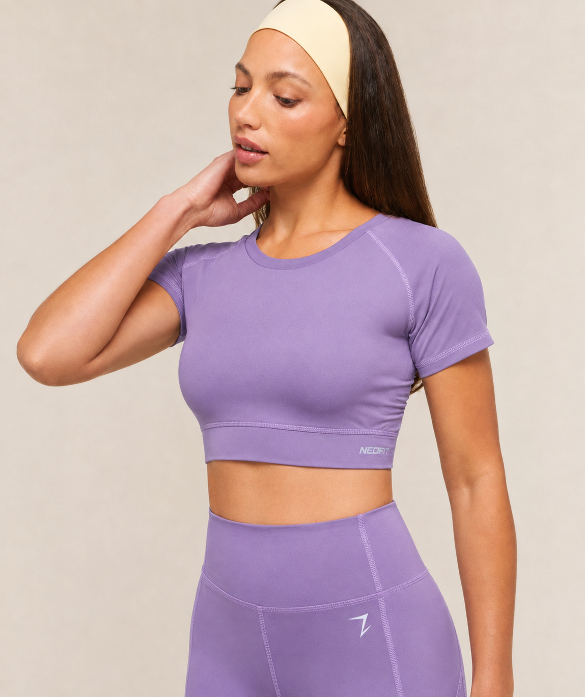 DRICORE CROP SET - PLUM