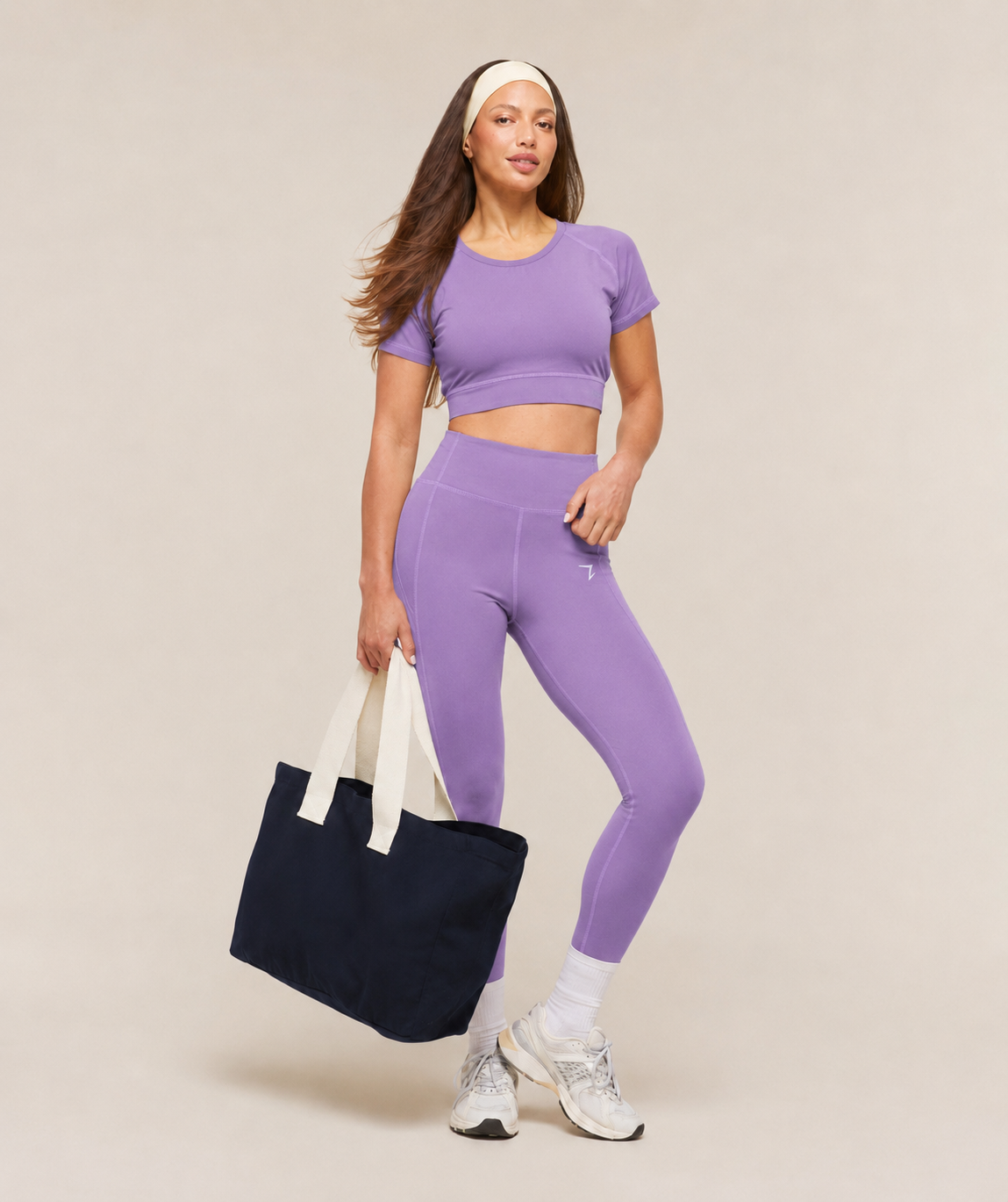 DRICORE CROP SET - PLUM
