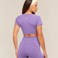 DRICORE CROP SET - PLUM
