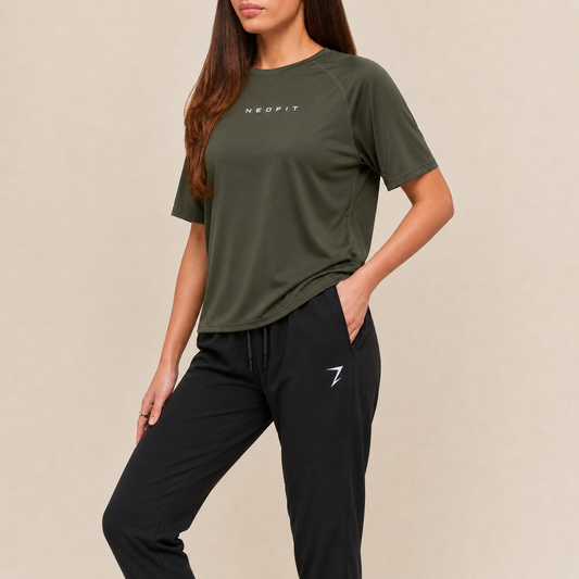 ACTIVE TEE - OLIVE